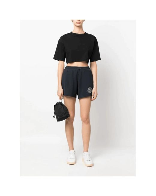 Moncler Blue Short Shorts