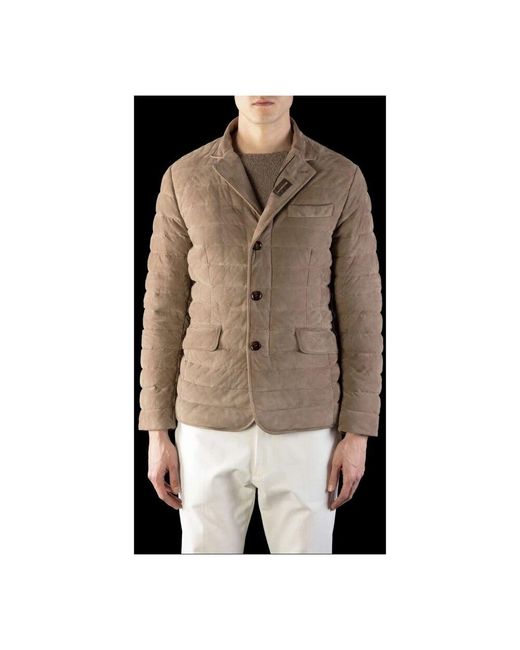 Light Jackets di Moorer in Brown da Uomo