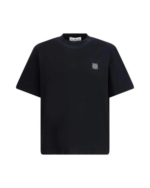 T-Shirts di Stone Island in Black da Uomo