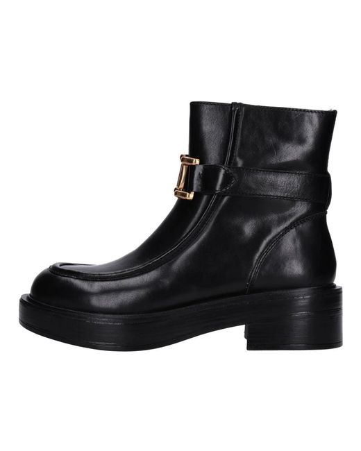 Emanuélle Vee Black Ankle Boots