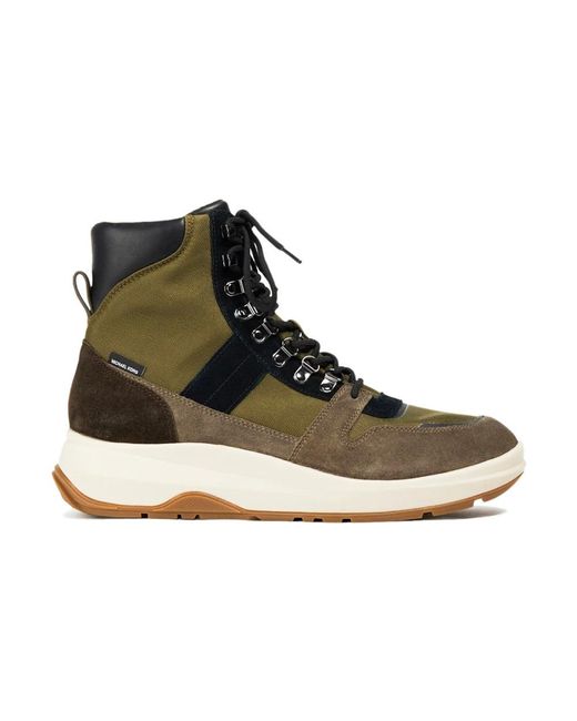 Michael Kors Brown Lace-Up Boots for men