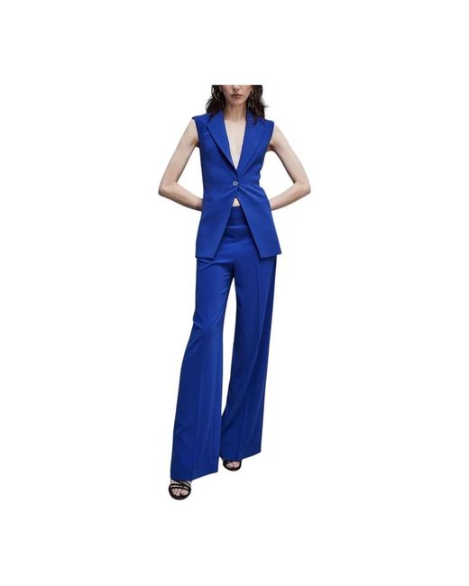 Patrizia Pepe Blue Wide Trousers