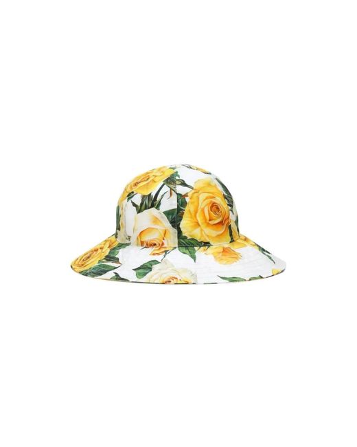 Dolce & Gabbana Yellow Hats