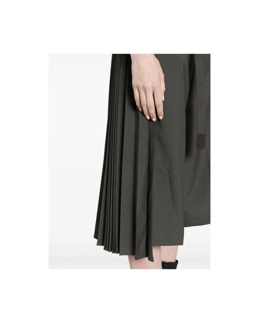 Sacai Black Cropped Trousers