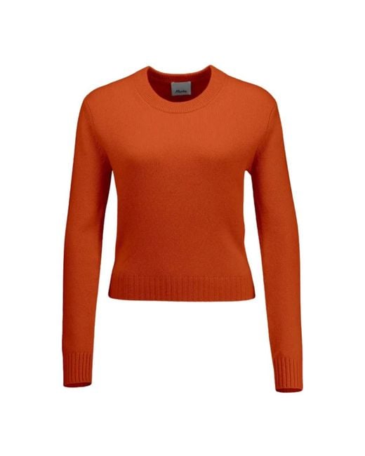 Allude Cashmere Knitwear in het Orange