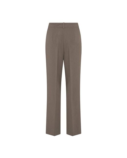 Bruuns Bazaar Gray Wide Trousers