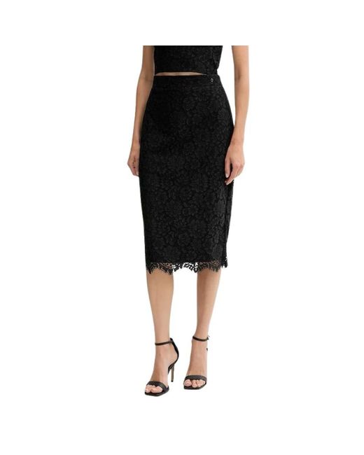 Guess Midi Rokken in het Black