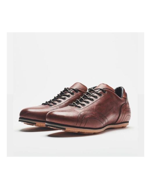 Pantofola D Oro Weiße Sneakers Klassische Lederschuhe in Brown für Herren