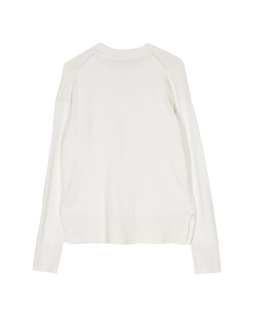 Joseph White Round-Neck Knitwear