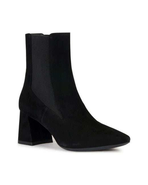 Geox Black Ankle Boots