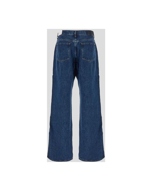 Jeans > wide jeans 7 For All Mankind en coloris Blue
