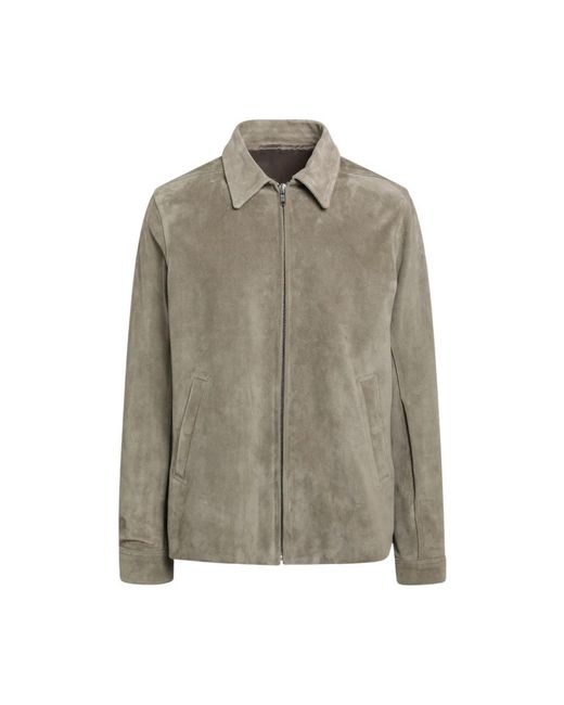 Rick Owens Green Leather Jackets for men