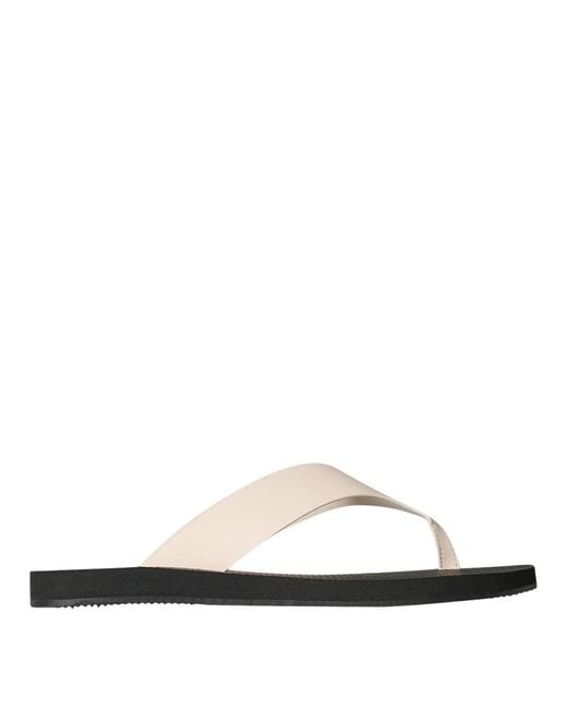 The Row Natural Flip Flops