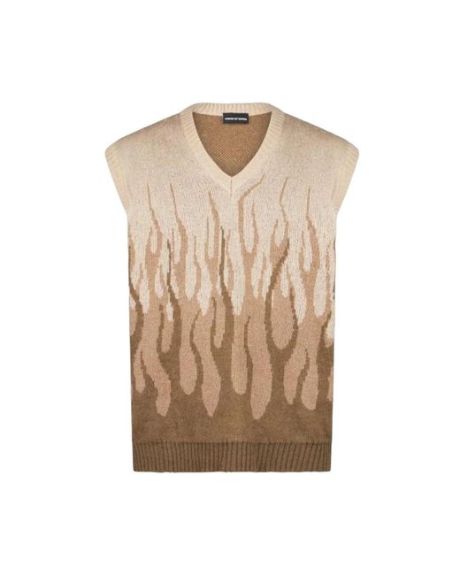 Sleeveless Knitwear Vision Of Super de hombre de color Natural