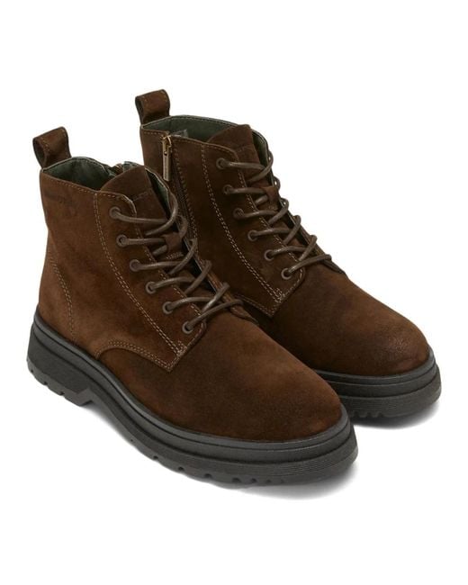 Marc O' Polo Brown Lace-Up Boots for men