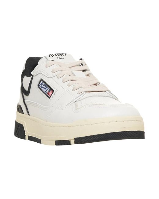 Autry Weiße Sneakers Modernes Design in White für Herren
