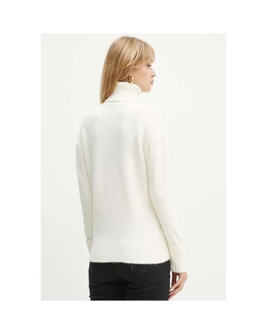 Silvian Heach Turtlenecks in het White