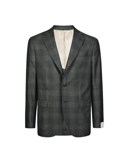 Eleventy Black Blazers for men