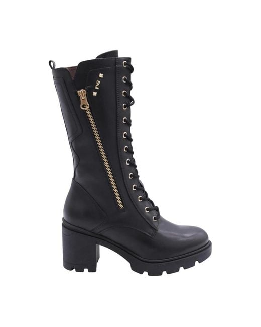 Nero Giardini Black Heeled Boots