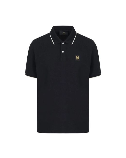 Belstaff Black Polo Shirts for men