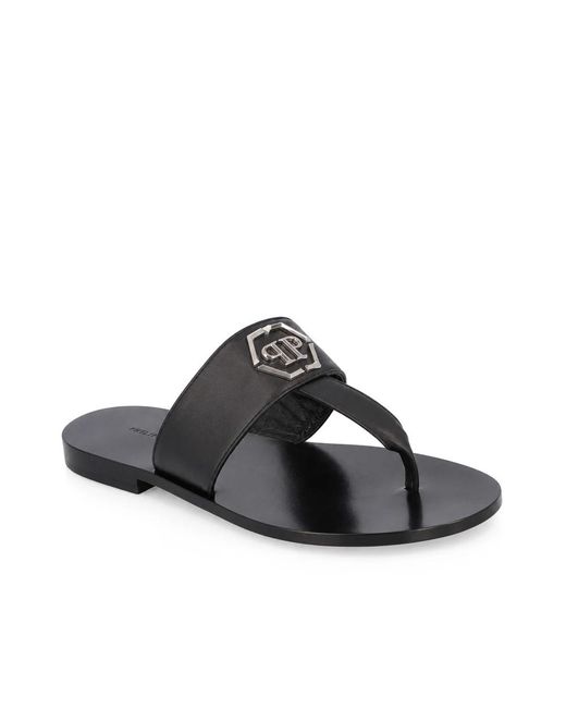 Flip Flops Philipp Plein pour homme en coloris Black
