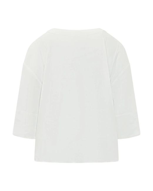 Max Mara White Blouses