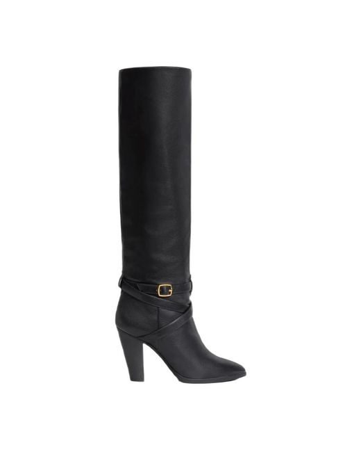 Céline Black Heeled Boots