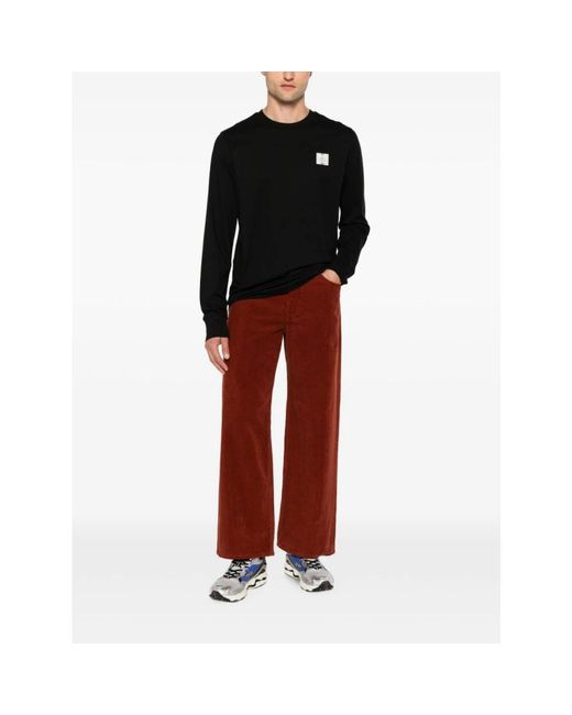 Moncler Black Long Sleeve T-Shirts for men