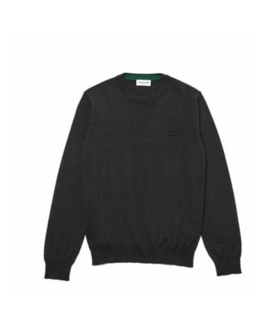 Knitwear > round-neck knitwear Lacoste pour homme en coloris Black