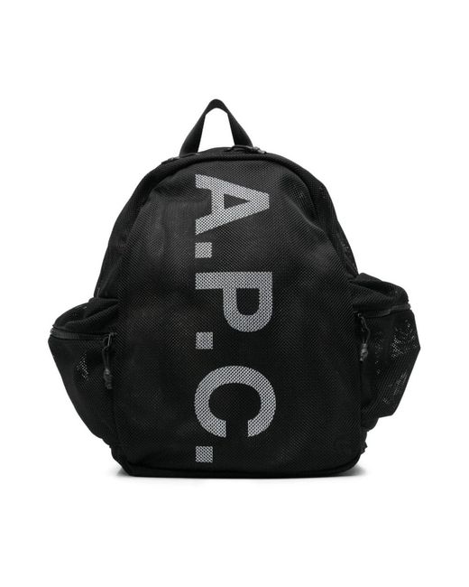 A.P.C. Backpacks in het Black voor heren