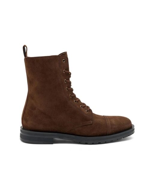 Frau Brown Lace-Up Boots