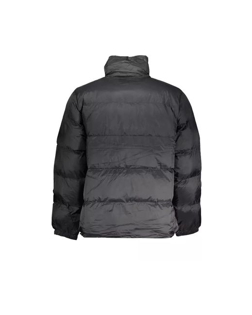 Giacca in poliestere nera con logo di Vans in Gray da Uomo