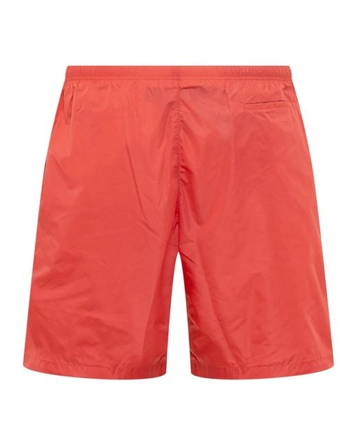 Palm Angels Red Beachwear for men