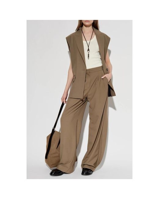 IRO Wide Trousers in het Brown