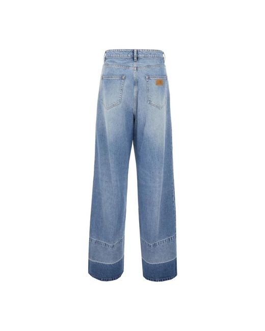 MM6 by Maison Margiela Blue Straight Fit Jeans for men