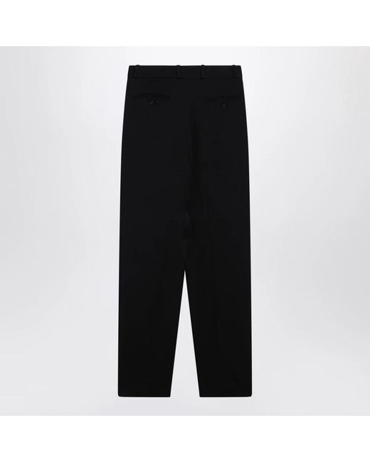 Loulou de Saison Black Straight Trousers
