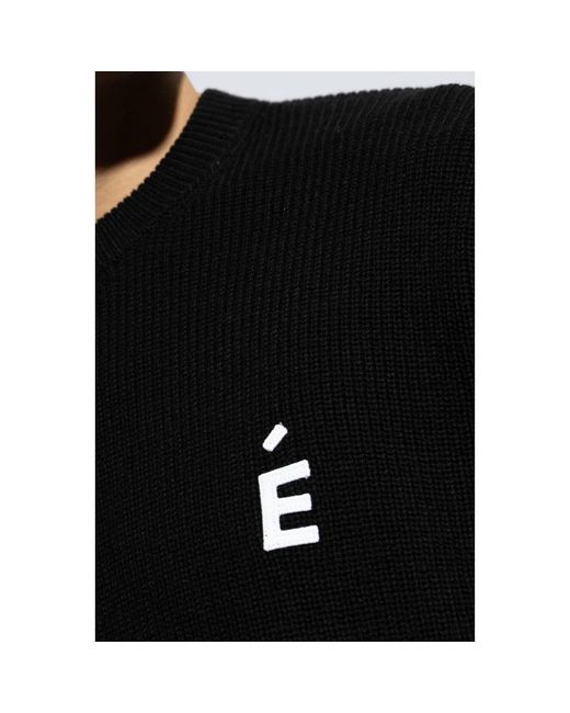 Etudes Studio Pullover mit patch études in Black für Herren