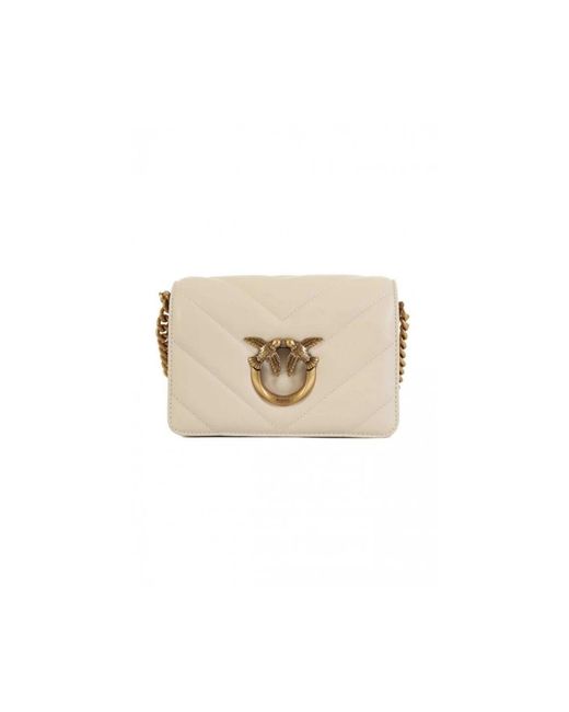 Pinko White Cross Body Bags