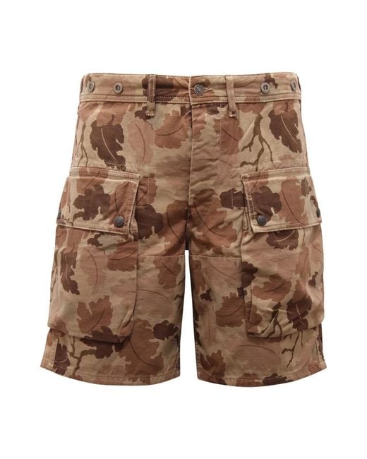 CYCLE Cargo Bermuda Shorts in Brown für Herren