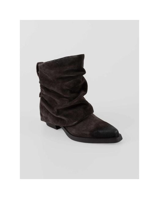 Ash Black Heeled Boots