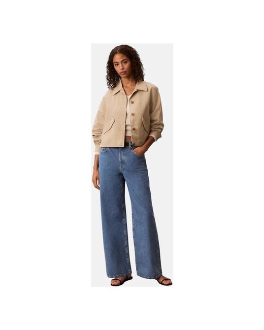 Calvin Klein Blue Wide Jeans
