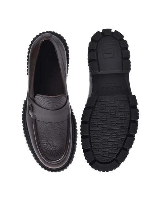 Loafers Baldinini de hombre de color Black