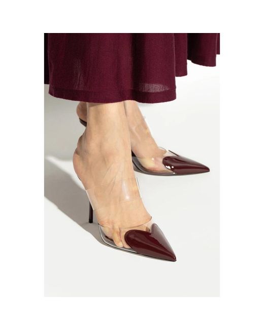 Alaïa Brown Heeled Mules