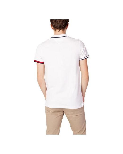 Tommy Hilfiger White Polo Shirts for men
