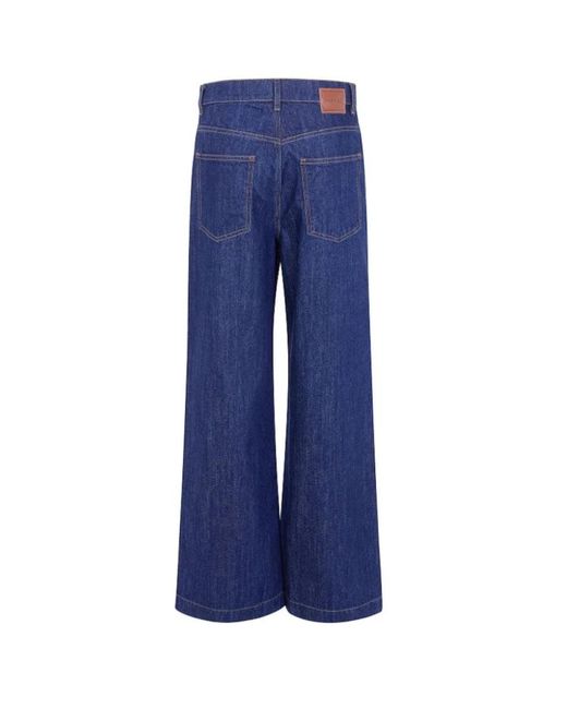 P.A.R.O.S.H. Blue Flare Jeans