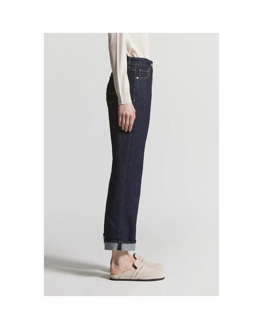 Peserico Blue Slim Fit Jeans