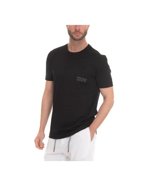 Kiton T-Shirts in het Black voor heren
