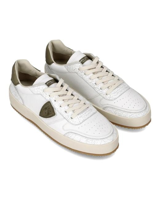 Philippe Model Sneakers in het White voor heren