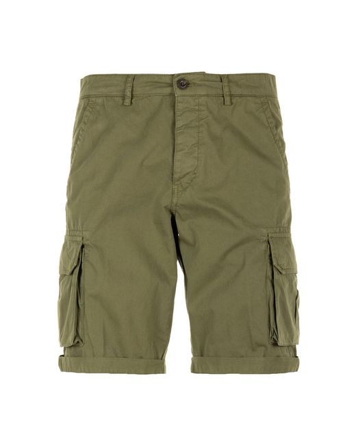 40weft Groene Cargo Bermuda Shorts in het Green voor heren