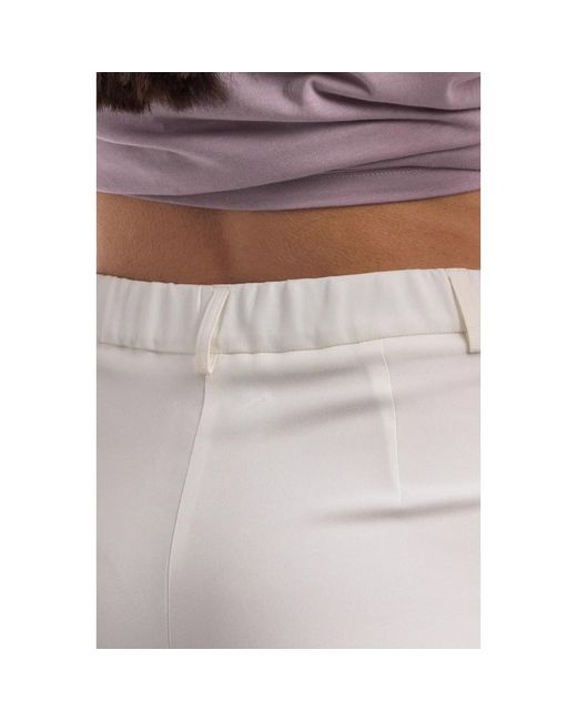 Trousers > cropped trousers Beatrice B. en coloris White